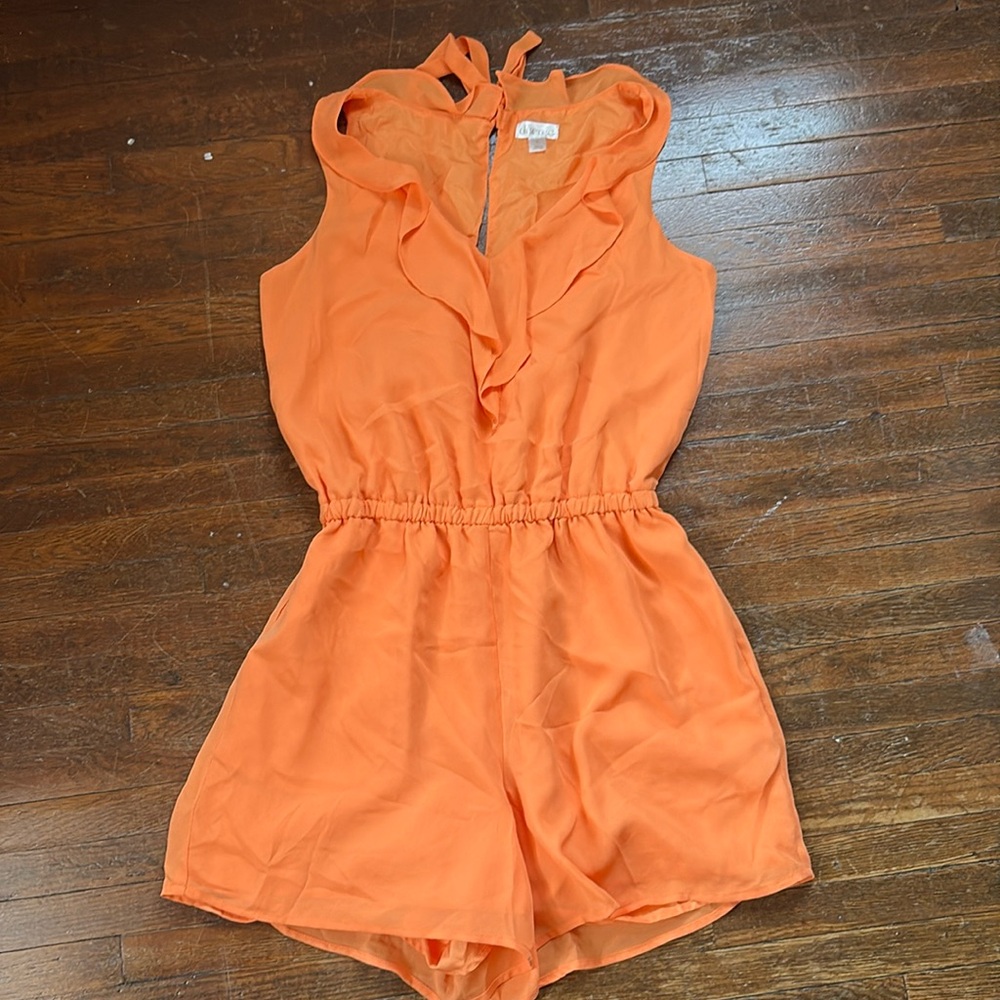Bright Orange Romper